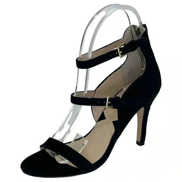 Adrienne Vittadini Georgino Fine Suede Leather Womens Heels Size 5.5M - Picture 1 of 12